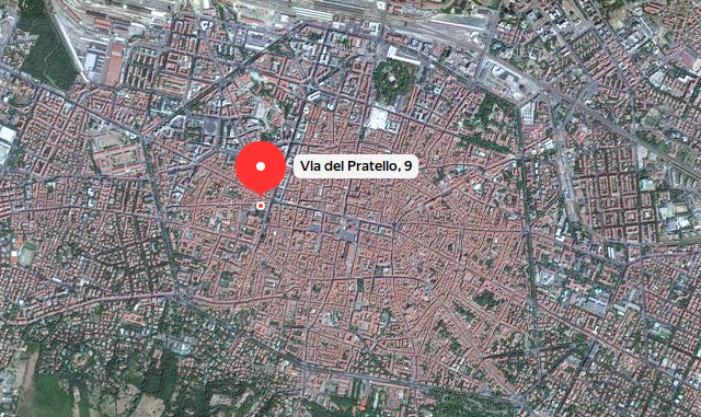 Mapa: via dell Pratello, 9, Bologna